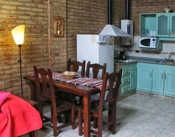 Detalle del complejo de cabañas La Aldea